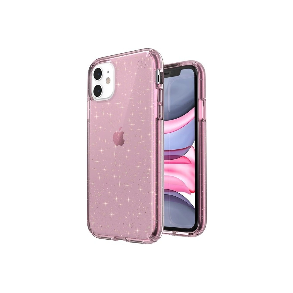 Hurtownia GSM - Etui Speck Presidio Clear with Glitter iPhone 11 s povrchovou úpravou MICROBAN Rose Glitter/Clear - SPK052RS - {ean13} - Hurt