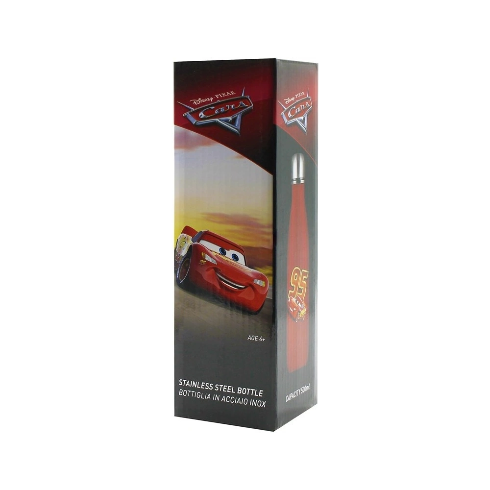 Hurtownia GSM - Láhev z nerezové oceli Disney CARS 500ml (Červená) - DNY001RED - {ean13} - Hurt