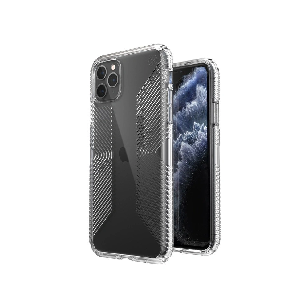 Hurtownia GSM - Etui Speck Presidio Perfect-Clear with Grips iPhone 11 Pro Max s povrchovou úpravou MICROBAN Clear - SPK043CLR - {ean13} - Hurt