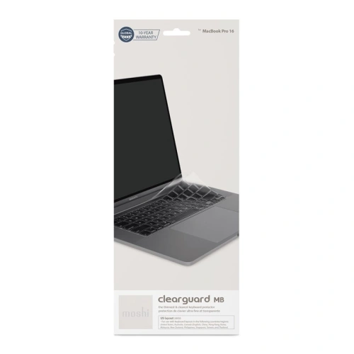 Nakładka na klawiaturę Moshi ClearGuard MB MacBook Pro 16 / MacBook Pro 13 2020 (EU layout)