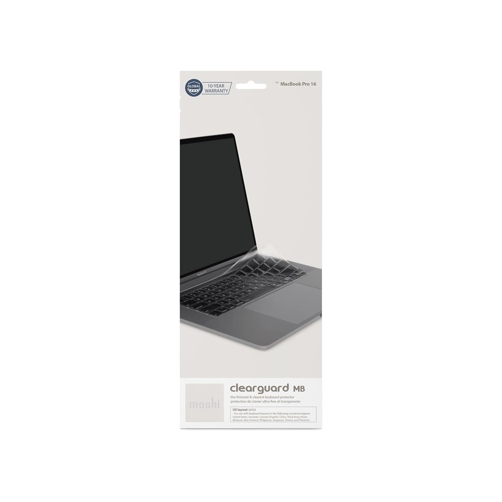 Hurtownia GSM - Nakládka na klávesnici Moshi ClearGuard MB MacBook Pro 16 / MacBook Pro 13 2020 (EU rozložení) - MOSH080 - {ean13} - Hurt