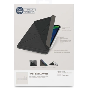 Hurtownia GSM - Etui Moshi VersaCover origami Apple iPad Pro 11 2018/2020 (1. i 2. generacji) z ładowaniem Apple Pencil (Charcoal Black) - MOSH082BLK - {ean13} - Hurt