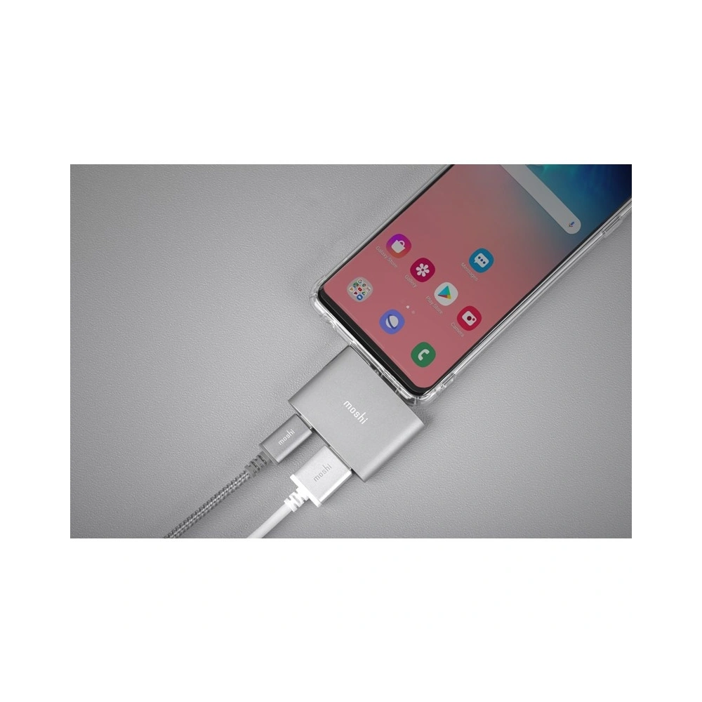 Hurtownia GSM - Adaptér Moshi USB-C na HDMI 4K a HDR s podporou nabíjení Power Delivery 60W (Titanium Gray) - MOSH081GRY - {ean13} - Hurt