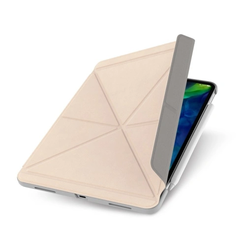 Etui Moshi VersaCover origami Apple iPad Pro 11 2018/2020 (1. i 2. generacji) z ładowaniem Apple Pencil (Savanna Beige)