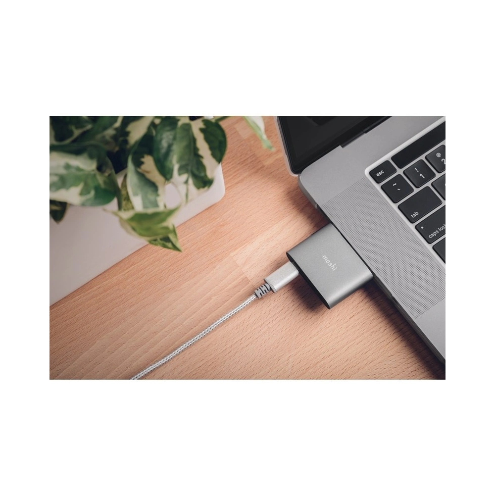Hurtownia GSM - Adaptér Moshi USB-C na HDMI 4K a HDR s podporou nabíjení Power Delivery 60W (Titanium Gray) - MOSH081GRY - {ean13} - Hurt