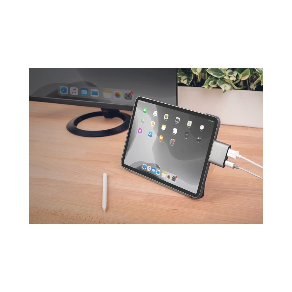 Hurtownia GSM - Adaptér Moshi USB-C na HDMI 4K a HDR s podporou nabíjení Power Delivery 60W (Titanium Gray) - MOSH081GRY - {ean13} - Hurt