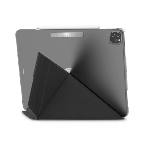 Etui Moshi VersaCover origami Apple iPad Pro 12.9 2018/2020 (3. i 4. generacji) z ładowaniem Apple Pencil (Charcoal Black)