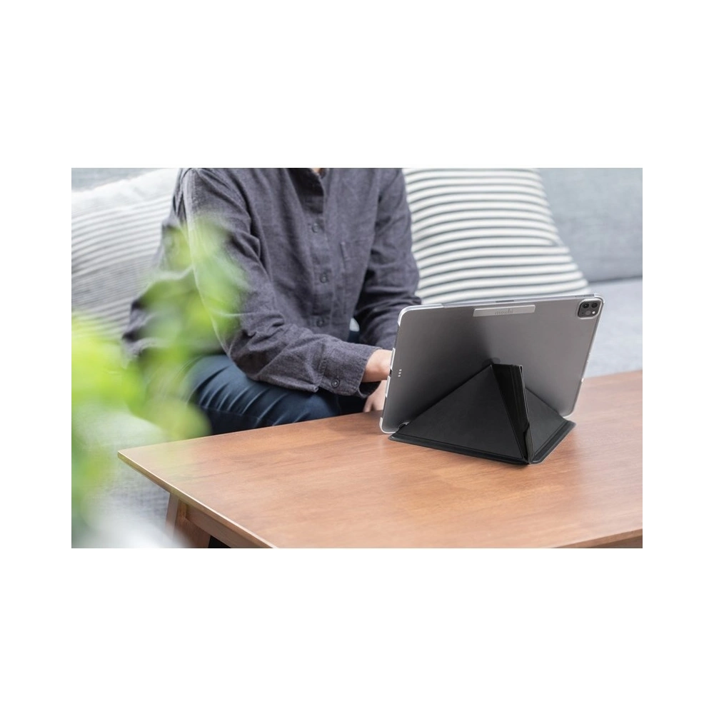 Wholesale Moshi VersaCover - Origami Folding Case & Stand for iPad Pro 12.9 (2020/2018) with Apple Pencil holder (Charcoal Black) - MOSH085BLK - {ean13} - Hurt
