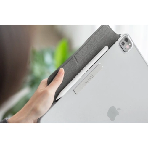 Etui Moshi VersaCover origami Apple iPad Pro 12.9 2018/2020 (3. i 4. generacji) z ładowaniem Apple Pencil (Charcoal Black)