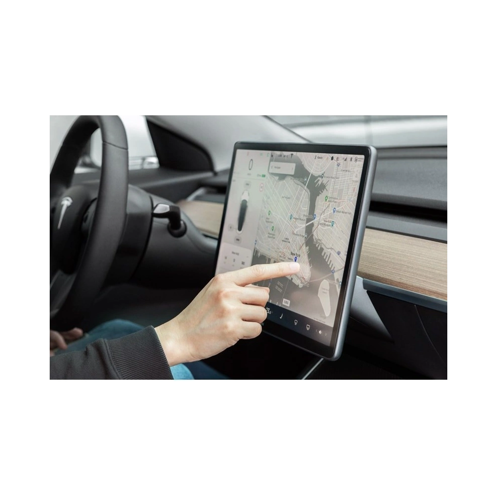 Hurtownia GSM - Matná ochranná fólie na obrazovku centrální konzole Moshi iVisor AG Tesla Model 3 (Černá/Průhledná matná) - MOSH086BLK - {ean13} - Hurt