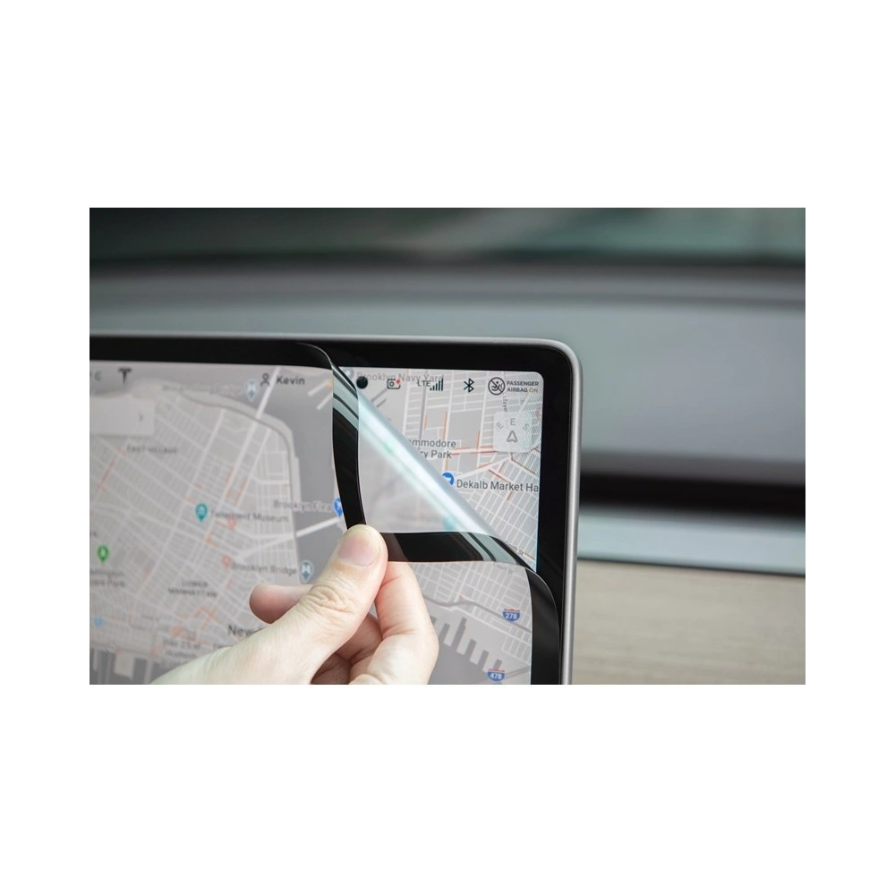 Hurtownia GSM - Matná ochranná fólie na obrazovku centrální konzole Moshi iVisor AG Tesla Model 3 (Černá/Průhledná matná) - MOSH086BLK - {ean13} - Hurt