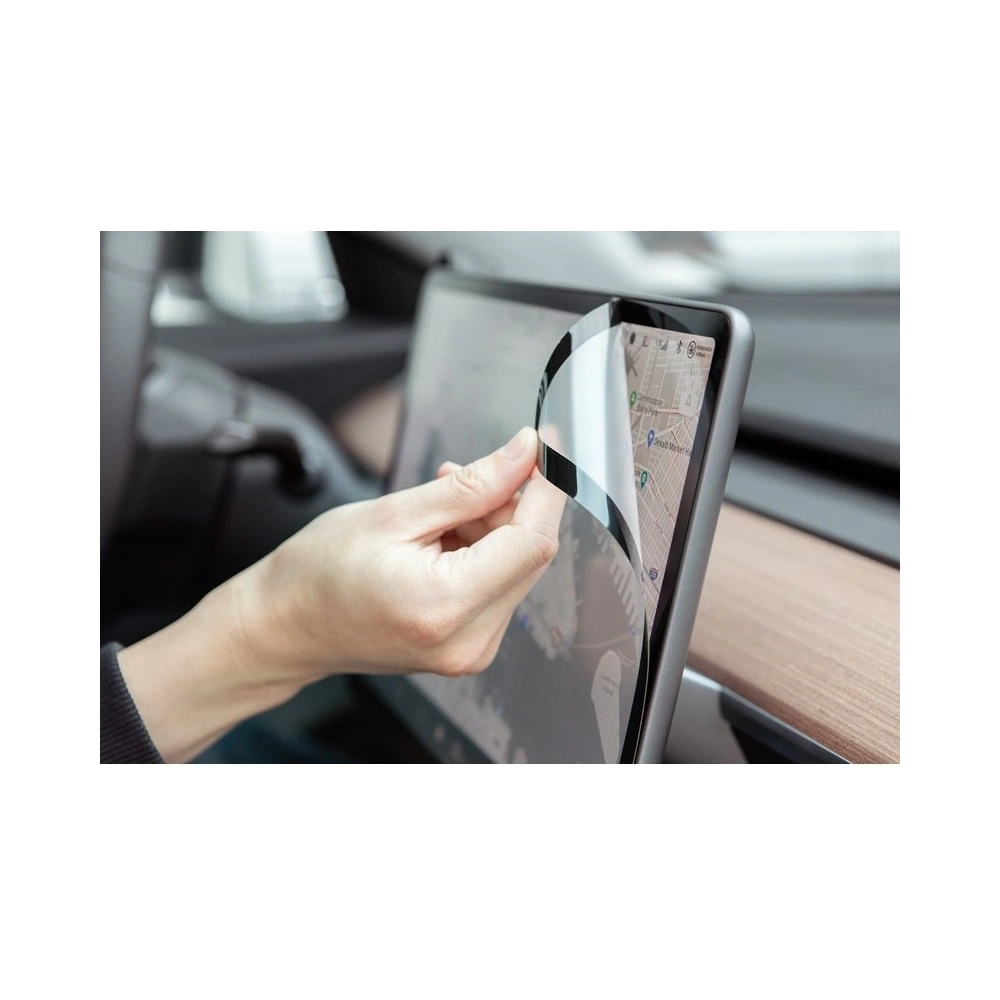 Hurtownia GSM - Matná ochranná fólie na obrazovku centrální konzole Moshi iVisor AG Tesla Model 3 (Černá/Průhledná matná) - MOSH086BLK - {ean13} - Hurt