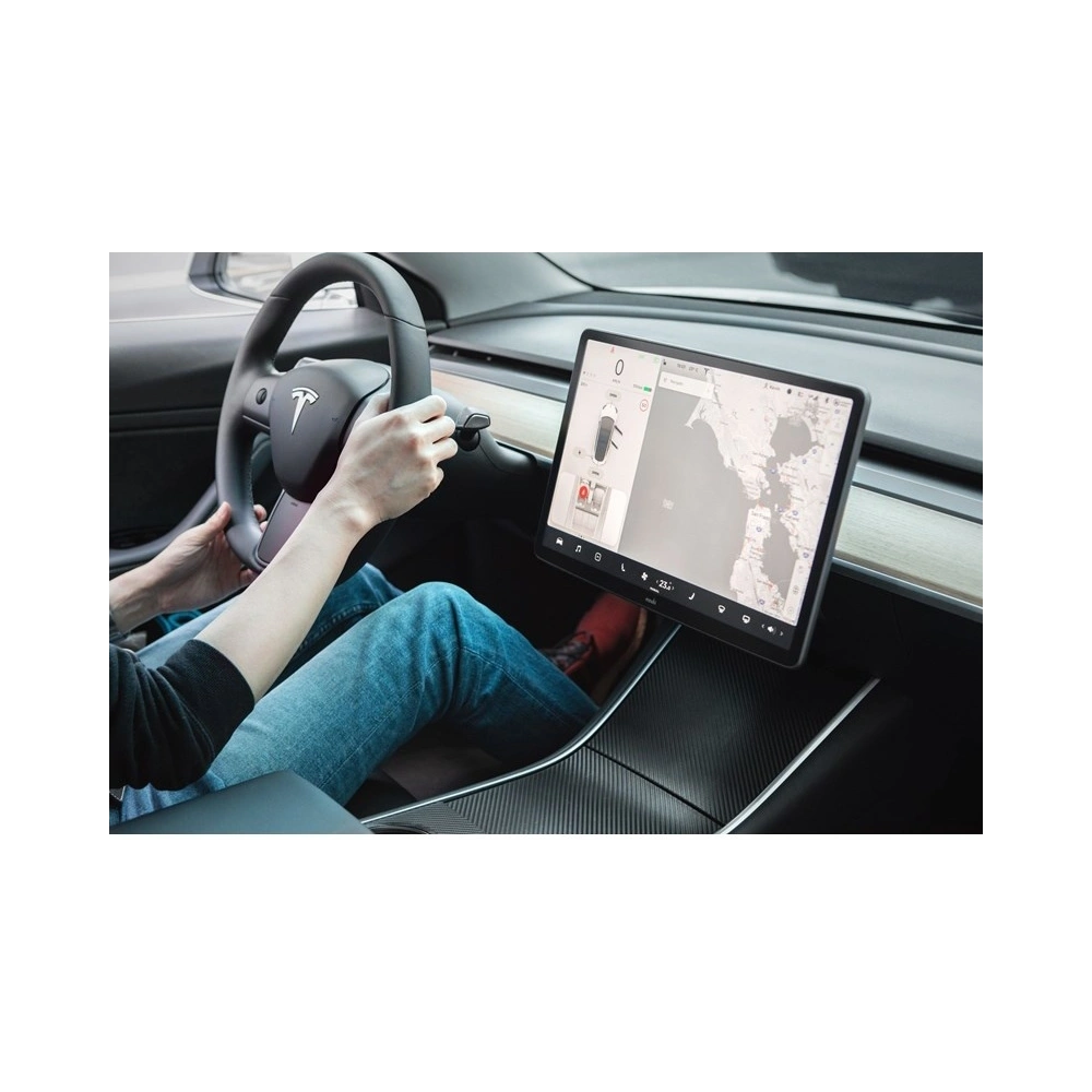 Hurtownia GSM - Matná ochranná fólie na obrazovku centrální konzole Moshi iVisor AG Tesla Model 3 (Černá/Průhledná matná) - MOSH086BLK - {ean13} - Hurt