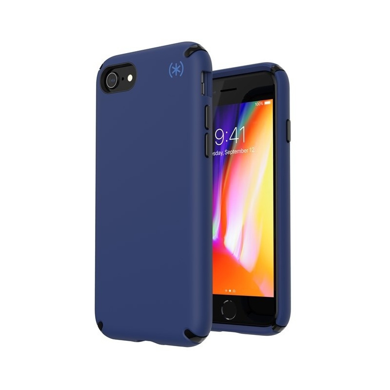 Speck Distributor - 848709082862 - SPK039BLU - Speck Presidio2 Pro Apple iPhone SE 2022/SE 2020/8/7/6s with MicroBan layer Coastal Blue/Black/Storm Grey - B2B homescreen