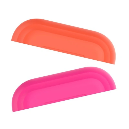 Etui PURO ICON Fluo Case Apple AirPods Pro z dodatkową osłonką (Fluo Fuchsia + Fluo Orange Cap)