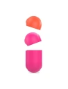 Hurtownia GSM - Etui PURO ICON Fluo Case Apple AirPods Pro mit zusätzlicher Abdeckung (Fluo Fuchsia + Fluo Orange Cap) - PUR247FCS - {ean13} - Hurt
