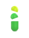 Hurtownia GSM - Etui PURO ICON Fluo Case Apple AirPods Pro z dodatkową osłonką (Fluo Green + Fluo Yellow Cap) - PUR248GRN - {ean13} - Hurt