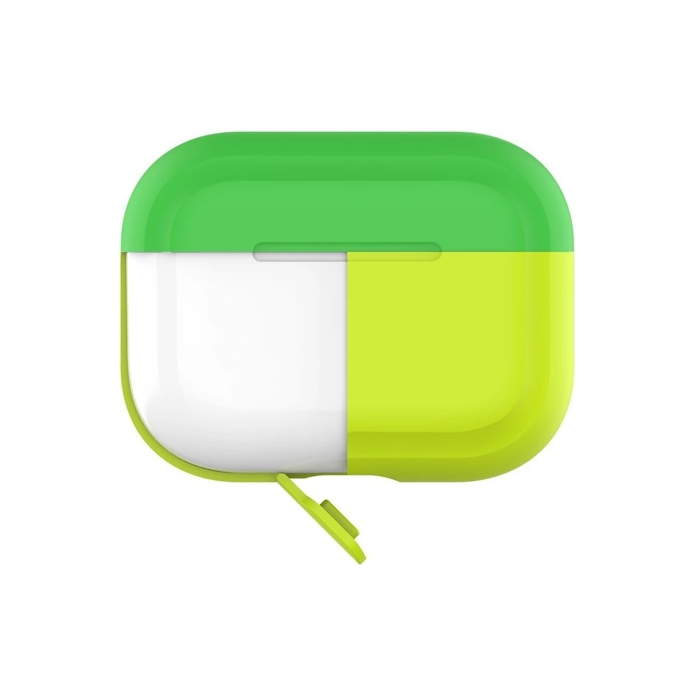 Hurtownia GSM - Etui PURO ICON Fluo Case Apple AirPods Pro s dalším krytem (Fluo Yellow + Fluo Green Cap) - PUR250YEL - {ean13} - Hurt