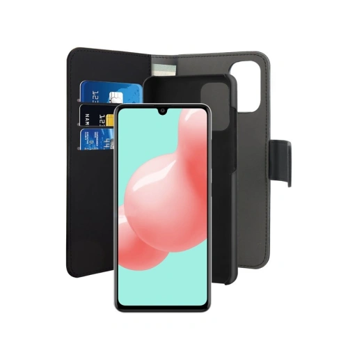 Etui PURO Wallet Detachable 2w1 Samsung Galaxy A41 (czarny)