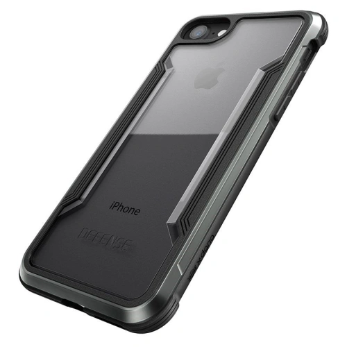 Etui aluminiowe X-Doria Defense Shield Apple iPhone SE 2022/SE 2020/8/7 (Black)