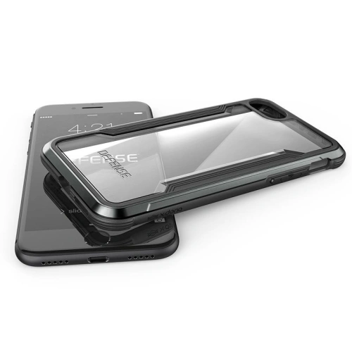 Etui aluminiowe X-Doria Defense Shield Apple iPhone SE 2022/SE 2020/8/7 (Black)