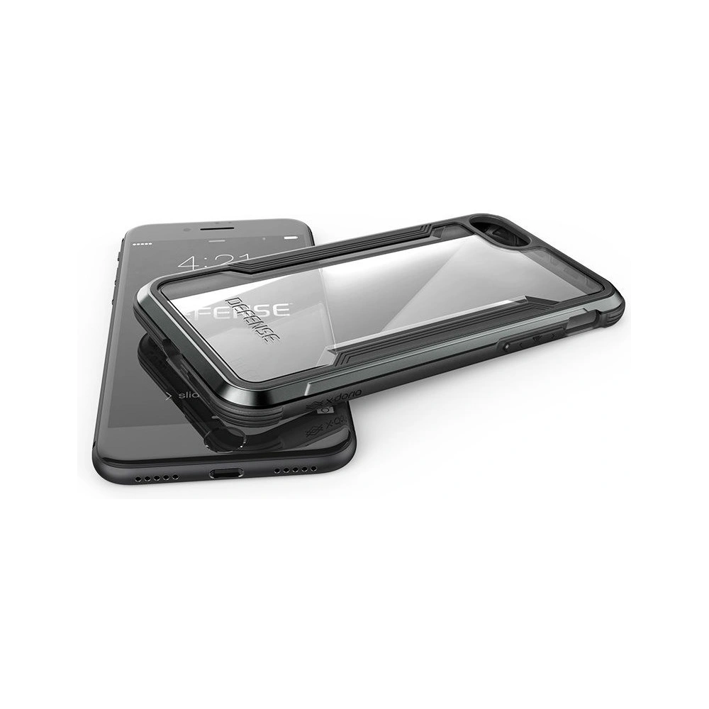 Hurtownia GSM - Etui hliníkové X-Doria Defense Shield Apple iPhone SE 2022/SE 2020/8/7 (Černá) - XDR064BLK - {ean13} - Hurt