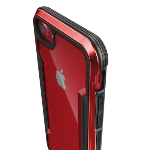 Etui aluminiowe X-Doria Defense Shield Apple iPhone SE 2022/SE 2020/8/7 (Red)