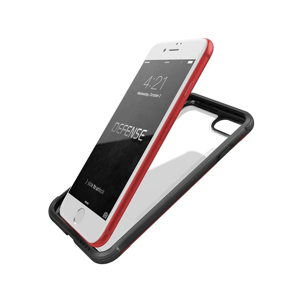 Hurtownia GSM - Hliníkový obal X-Doria Defense Shield Apple iPhone SE 2022/SE 2020/8/7 (Červená) - XDR065RED - {ean13} - Hurt