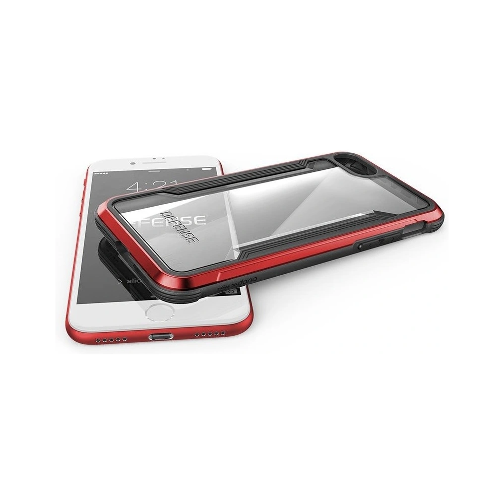 Hurtownia GSM - Hliníkový obal X-Doria Defense Shield Apple iPhone SE 2022/SE 2020/8/7 (Červená) - XDR065RED - {ean13} - Hurt