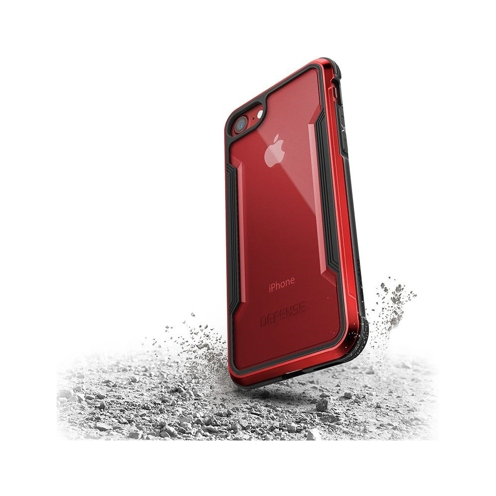 Hurtownia GSM - Hliníkový obal X-Doria Defense Shield Apple iPhone SE 2022/SE 2020/8/7 (Červená) - XDR065RED - {ean13} - Hurt
