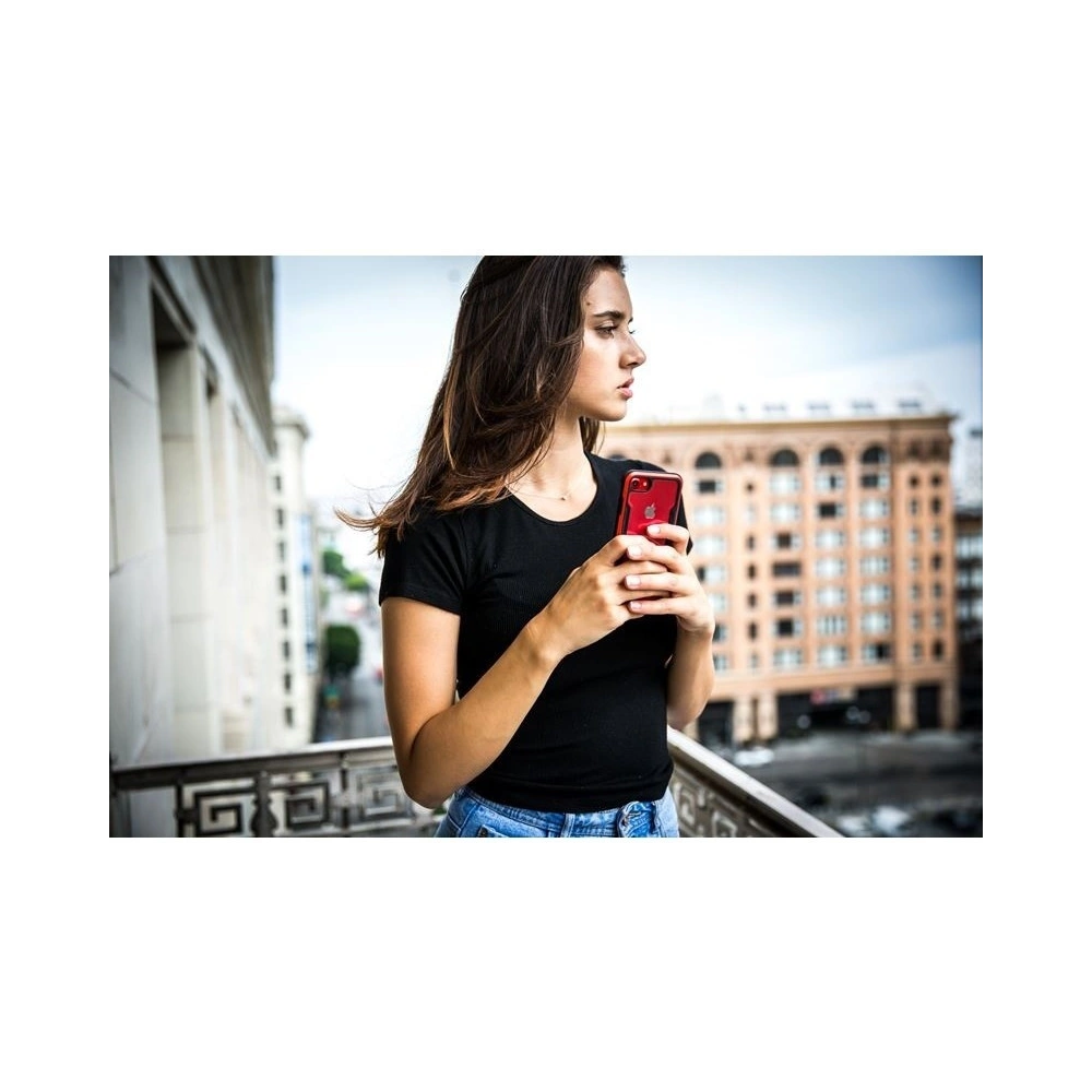 Hurtownia GSM - Hliníkový obal X-Doria Defense Shield Apple iPhone SE 2022/SE 2020/8/7 (Červená) - XDR065RED - {ean13} - Hurt
