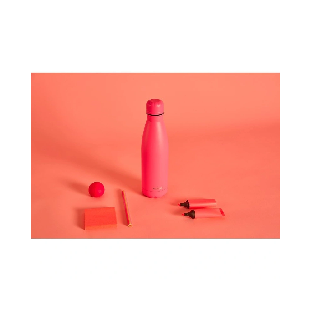 Hurtownia GSM - Nerezová termoska PURO ICON Fluo 500ml (Fuchsie) (Pudrový nátěr) - PUR259FCS - {ean13} - Hurt