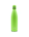 Sticlă termică din oțel inoxidabil PURO ICON Fluo 500ml (Verde) (Acoperire cu pulbere)