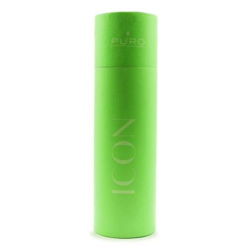 Butelka termiczna ze stali nierdzewnej PURO ICON Fluo 500ml (Green) (Powder Coating)