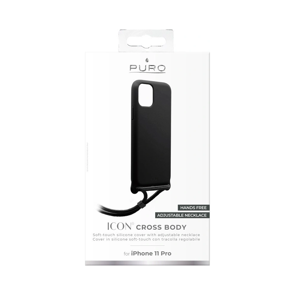 Hurtownia GSM - Etui PURO ICON Cross Body Apple iPhone 11 Pro (černý) - PUR264BLK - {ean13} - Hurt