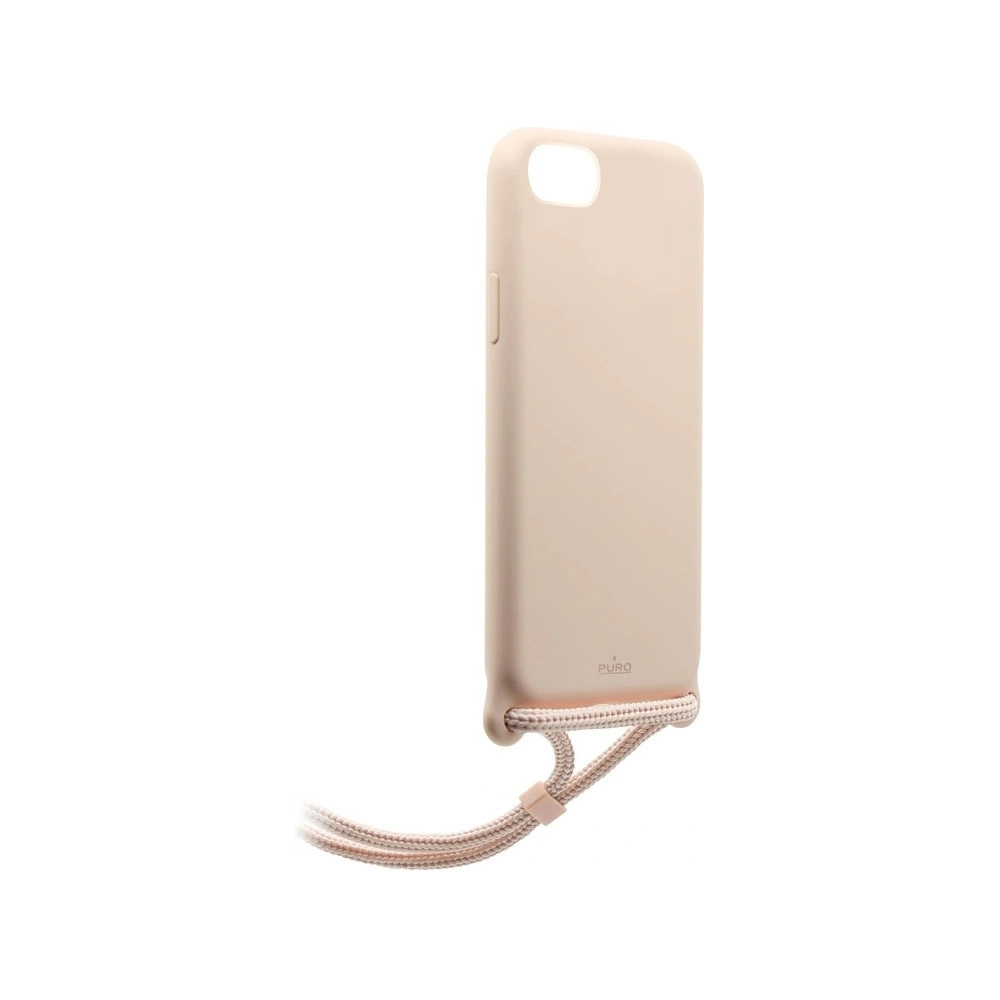 Hurtownia GSM - Etui PURO ICON Cross Body Apple iPhone SE 2022/SE 2020/8/7 (Piaskowy róż) - PUR278PNK - {ean13} - Hurt