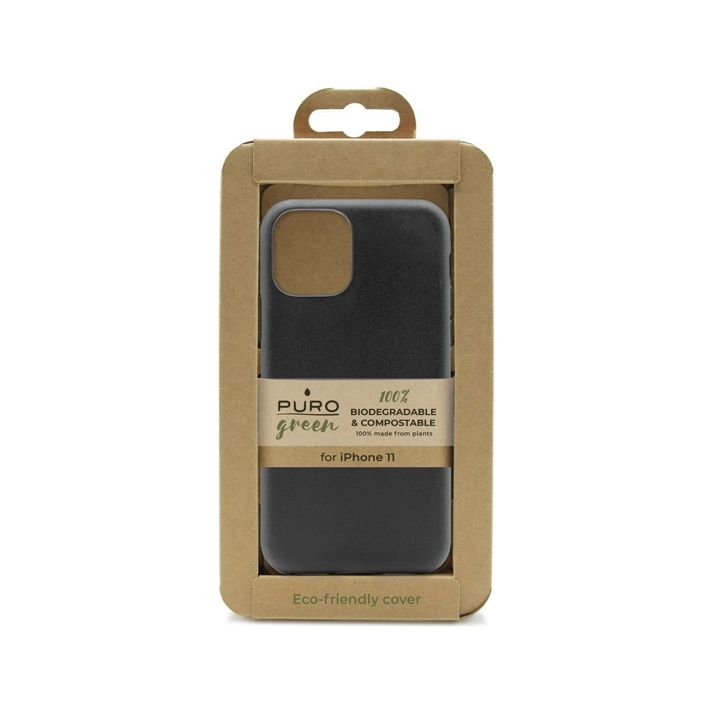 Hurtownia GSM - Ekologické pouzdro PURO Green Recycled Eco-friendly Cover Apple iPhone 11 (černé) - PUR279BLK - {ean13} - Hurt