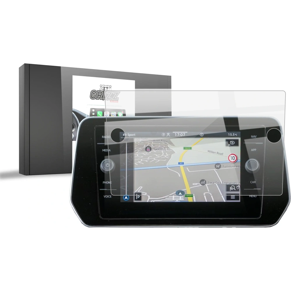 Folia ceramiczna GrizzGlass CarDisplay Protection do Volkswagen T-Cross Discover Media (2024-2025)
