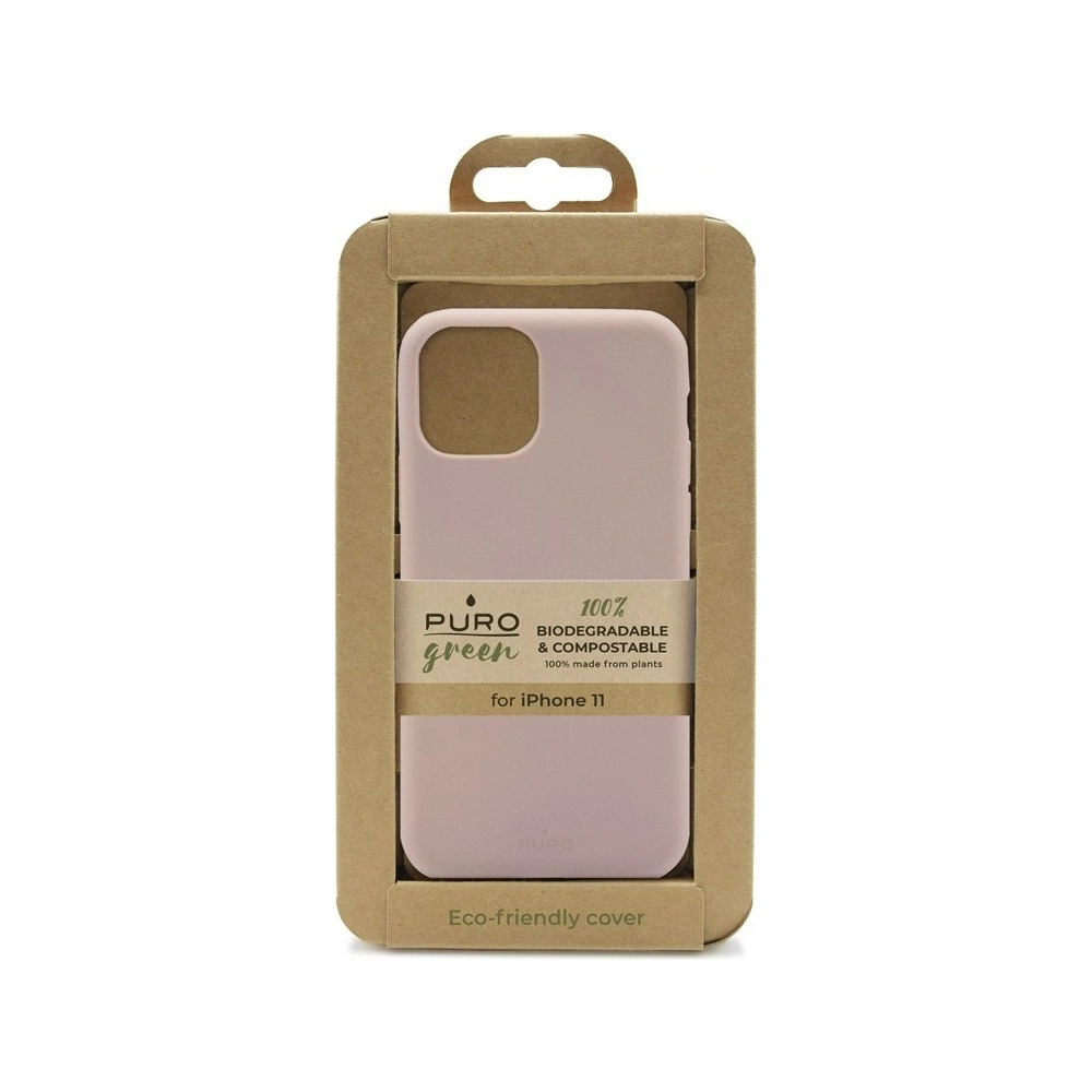 Hurtownia GSM - Ekologické pouzdro PURO Green Recycled Eco-friendly Cover Apple iPhone 11 (písková růžová) - PUR281PNK - {ean13} - Hurt