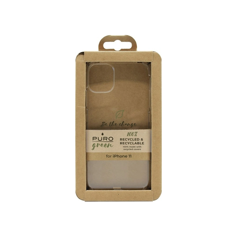 Hurtownia GSM - Ökologisches Etui PURO Green Recycled Eco-friendly Cover Apple iPhone 11 (transparent) - PUR282CL - {ean13} - Hurt