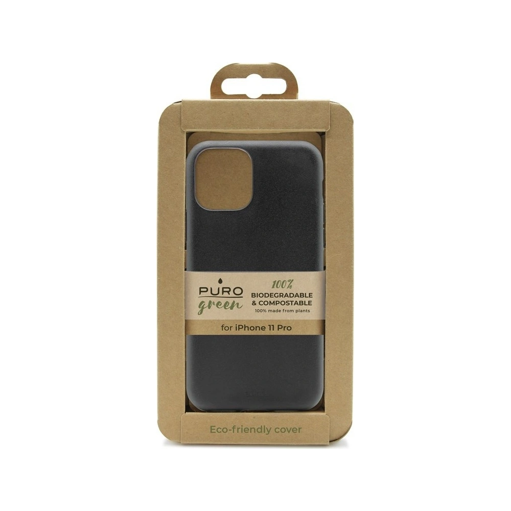 Hurtownia GSM - Ekologické etui PURO Green Recycled Eco-friendly Cover Apple iPhone 11 Pro (černé) - PUR283BLK - {ean13} - Hurt
