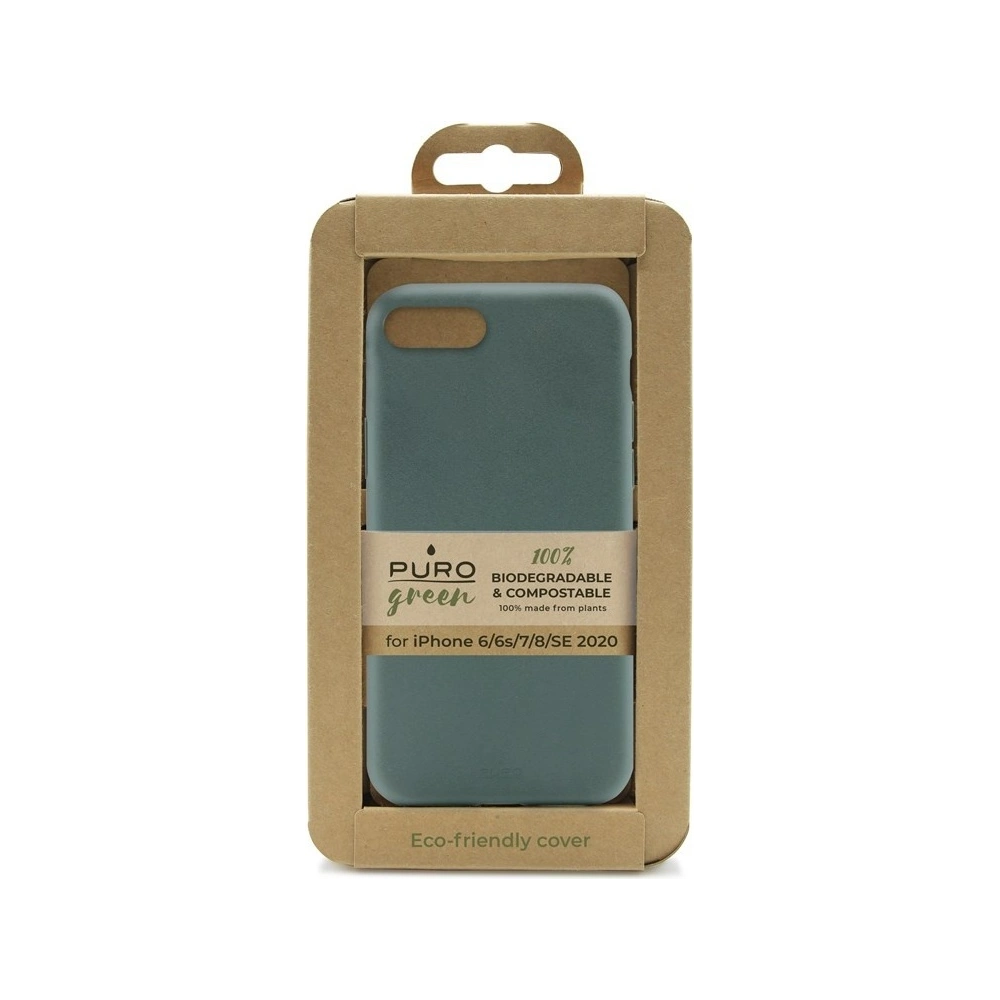 Hurtownia GSM - Ekologické etui PURO Green Recycled Eco-friendly Cover Apple iPhone SE 2022/SE 2020/8/7/6s (zelené) - PUR287GRN - {ean13} - Hurt