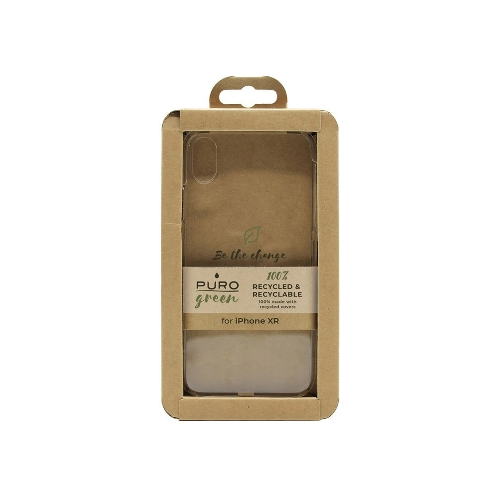 Hurtownia GSM - Ekologické pouzdro PURO Green Recycled Eco-friendly Cover Apple iPhone XR (průhledné) - PUR290CL - {ean13} - Hurt