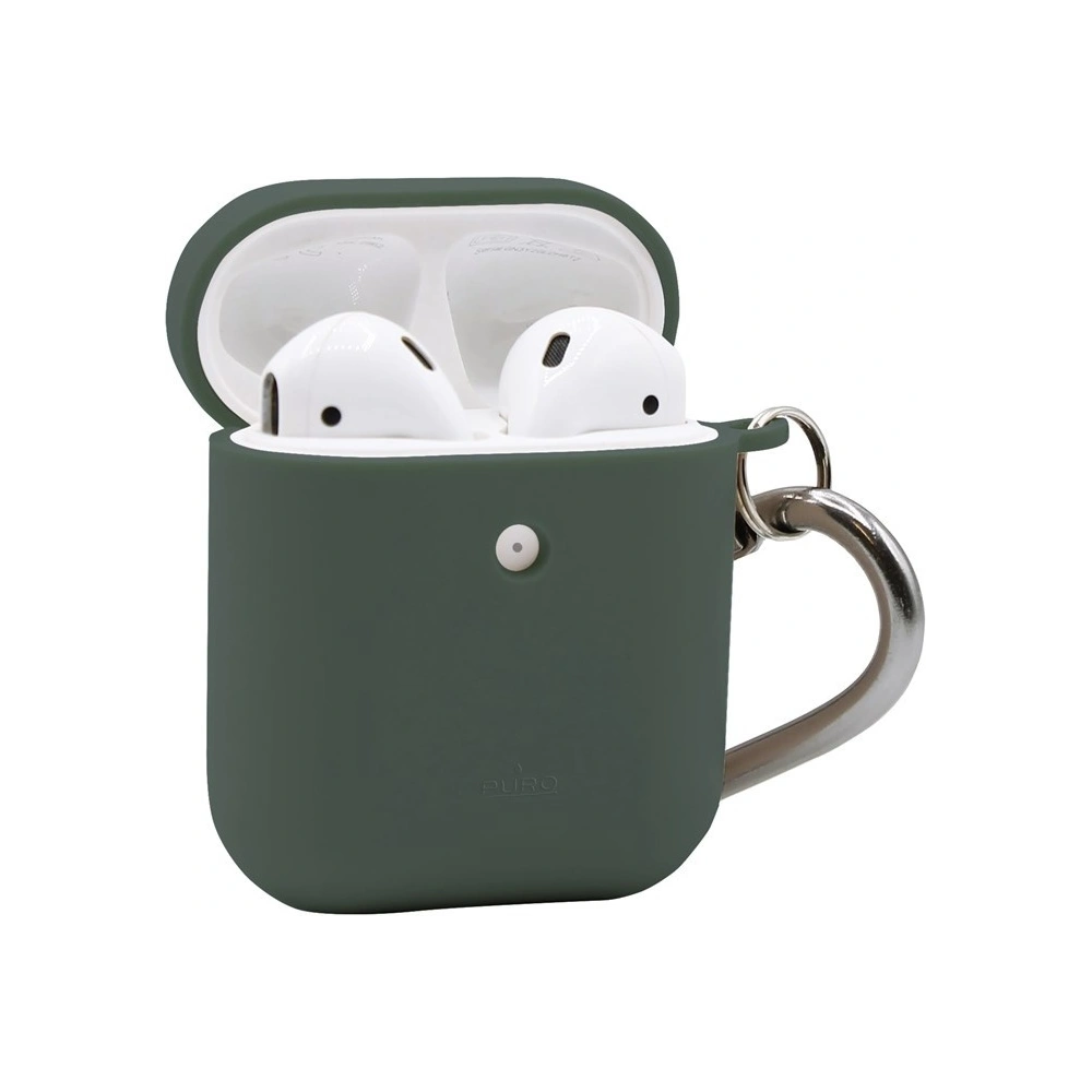 Hurtownia GSM - Ekologické pouzdro PURO Green Compostable Eco-friendly Cover Apple AirPods 1&2 (zelené) - PUR294GRN - {ean13} - Hurt