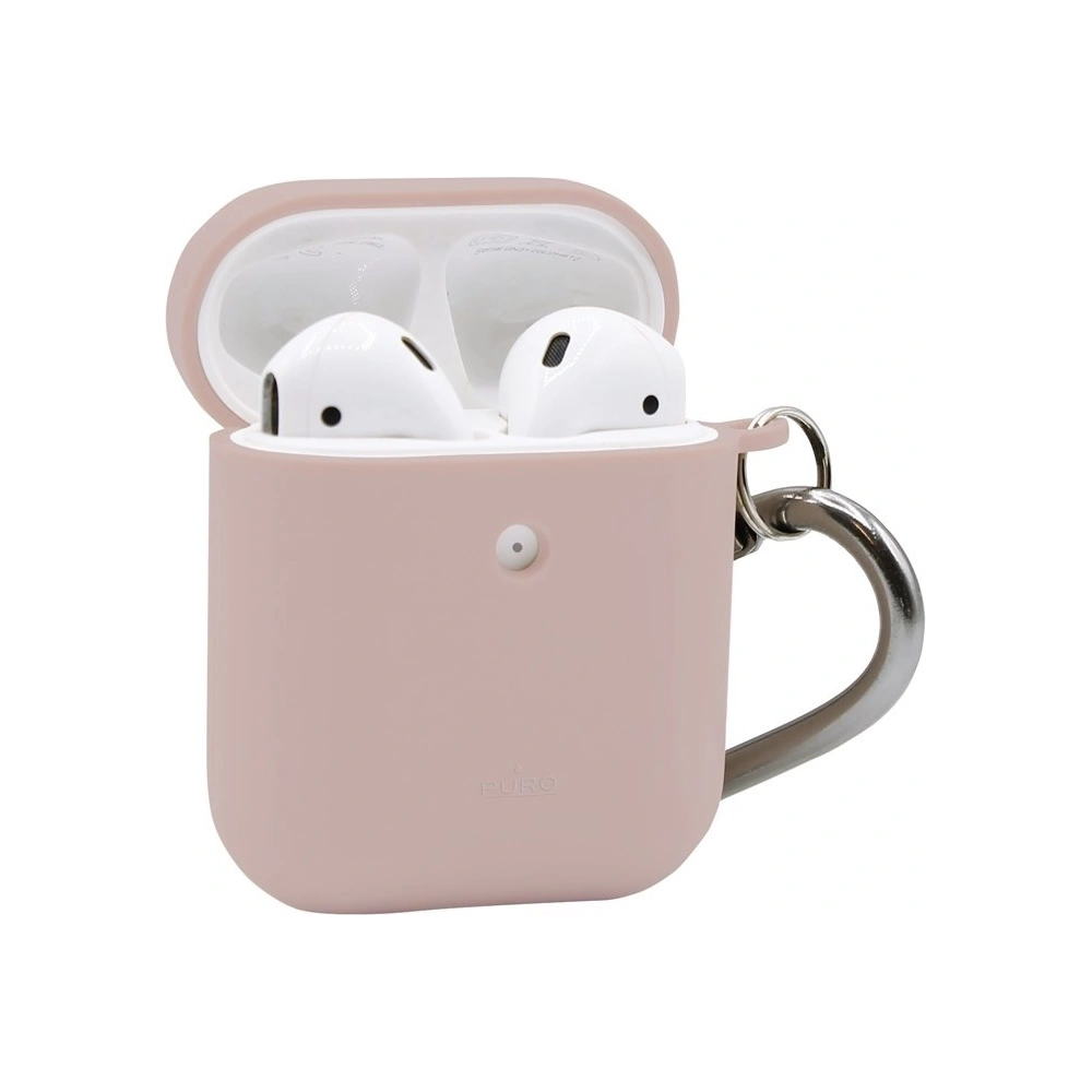 Hurtownia GSM - Ekologiczne etui PURO Green Compostable Eco-friendly Cover Apple AirPods 1&2 (piaskowy róż) - PUR295PNK - {ean13} - Hurt