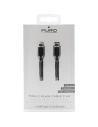 Hurtownia GSM - Cablu PURO Fast Charging Tip-C Simplu, 2A, 60W, 2 m (negru) - PUR296BLK - {ean13} - Hurt