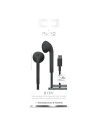 Hurtownia GSM - Słuchawki USB-C PURO ICON Stereo Earphones z płaskim kablem z mikrofonem i pilotem (czarny) - PUR298BLK - {ean13} - Hurt
