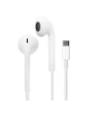 Słuchawki USB-C PURO ICON Stereo Earphones z płaskim kablem z mikrofonem i pilotem (biały)