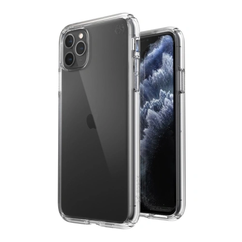 Etui Speck Presidio Perfect-Clear iPhone 11 Pro Max z powłoką MICROBAN Clear