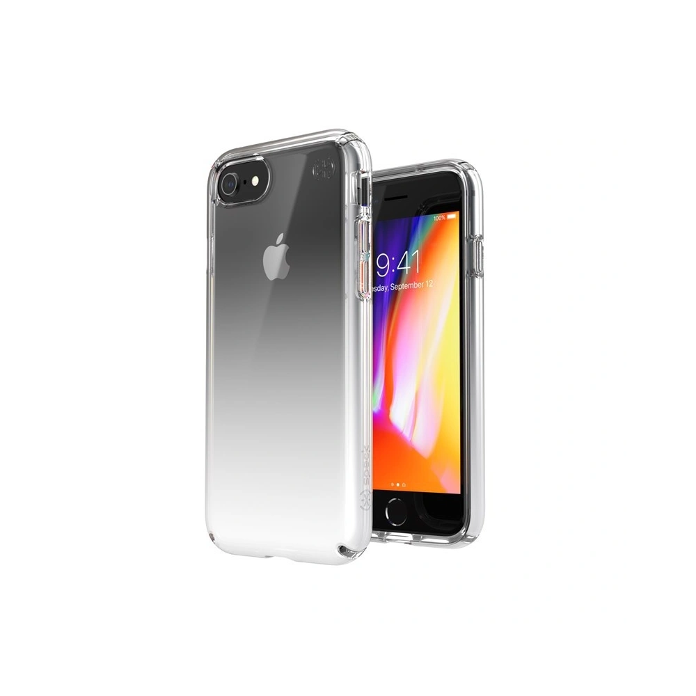 Hurtownia GSM - Etui Speck Presidio Perfect-Clear + Ombre Apple iPhone SE 2022/SE 2020/8/7 mit MICROBAN Clear/Atmosphere Fade Beschichtung - SPK025CLR - {ean13} - Hurt